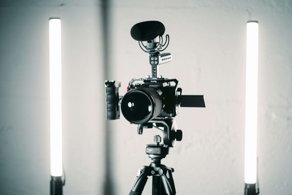 Caméra de tournage - Studio vidéo contre-culture musicale Les Instants Magnétiques